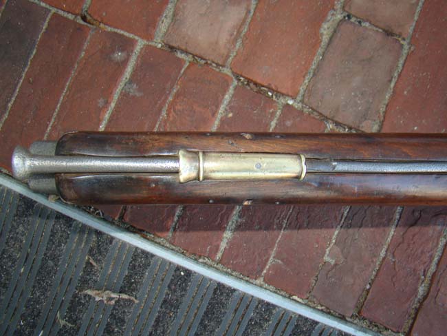 A Napoleonic period (circa 1808-1815) flintlock ships' swivel gun made by Thomas Barnett, Contractor to Ordnance.   — image 9